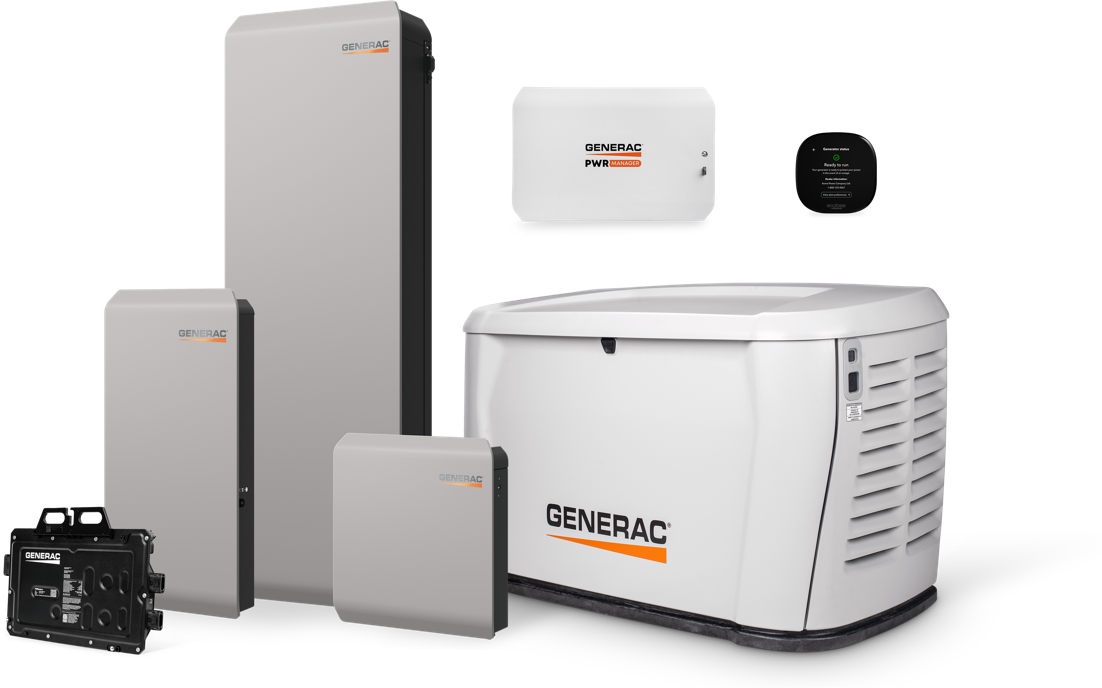 Generac PWRcell battery, PWRmanager, ecobee smart thermostat and NextGen microinverters
